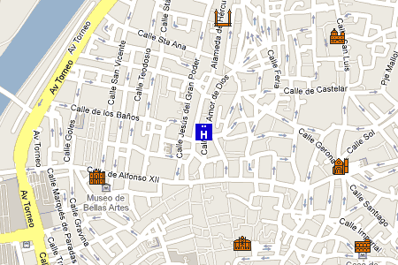 click to see hotel in an interactive map
